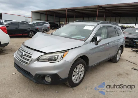2016 Subaru Outback 2.5I Premium z USA, uszkodzony, nr VIN 4S4BSADC6G3272201